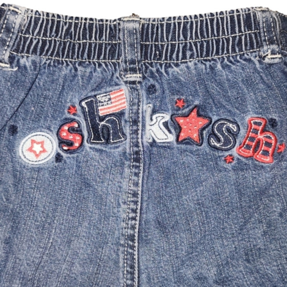 Oshkosh BGOSH Denim Shorts with OSHKOSH Embroidered on Back - Picture 3 of 3